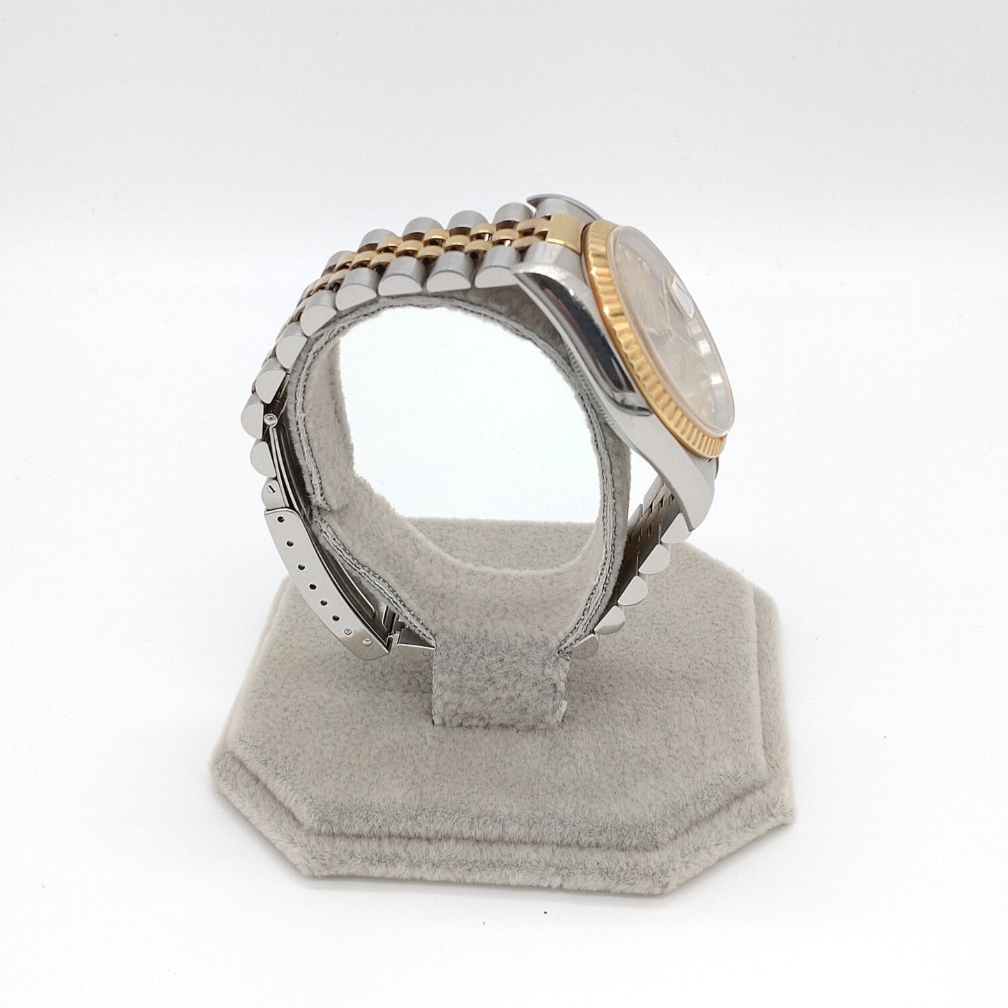 Pre-Owned Rolex Datejust 16233G 10P Diamond Champagne Gold