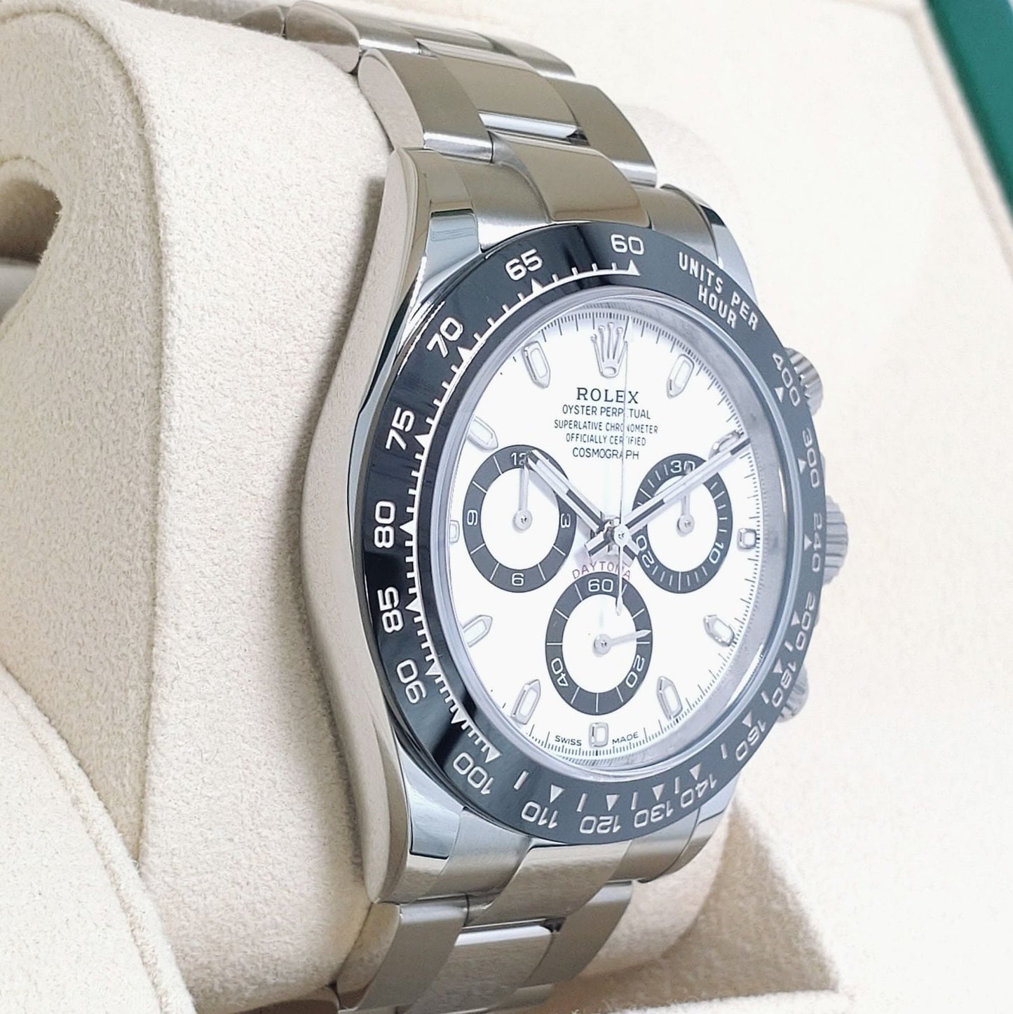 Pre-Owned Rolex Daytona 116500LN Oyster Bracelet White