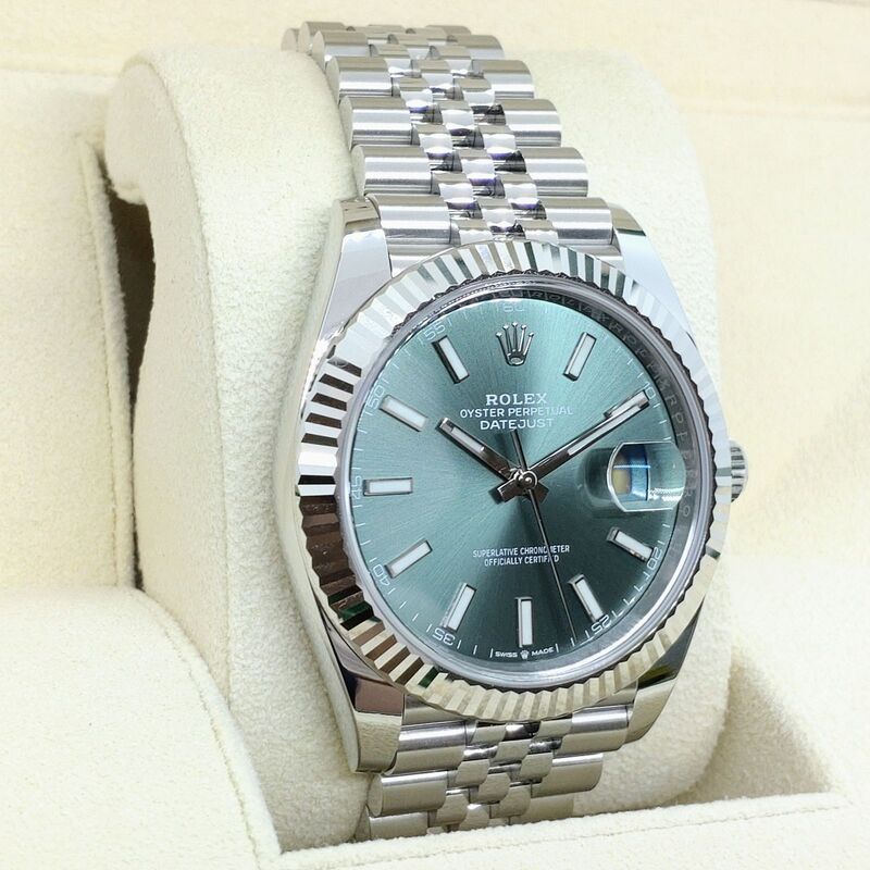 Pre-Owned Rolex Datejust 126334 Mint Green