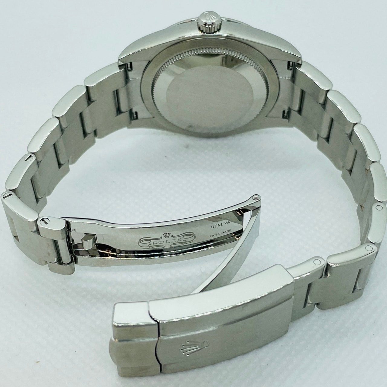 プレオウンド ロレックス オイスターパーペチュアル 124200 オイスターブレスレット ブライトブルー