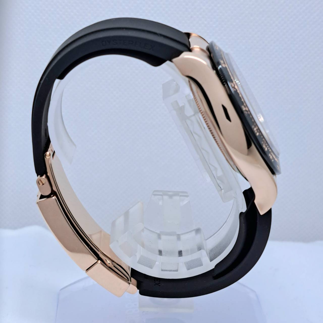 プレオウンド ロレックス デイトナ 116515LN ブラックラバーベルト ブラック&ピンク