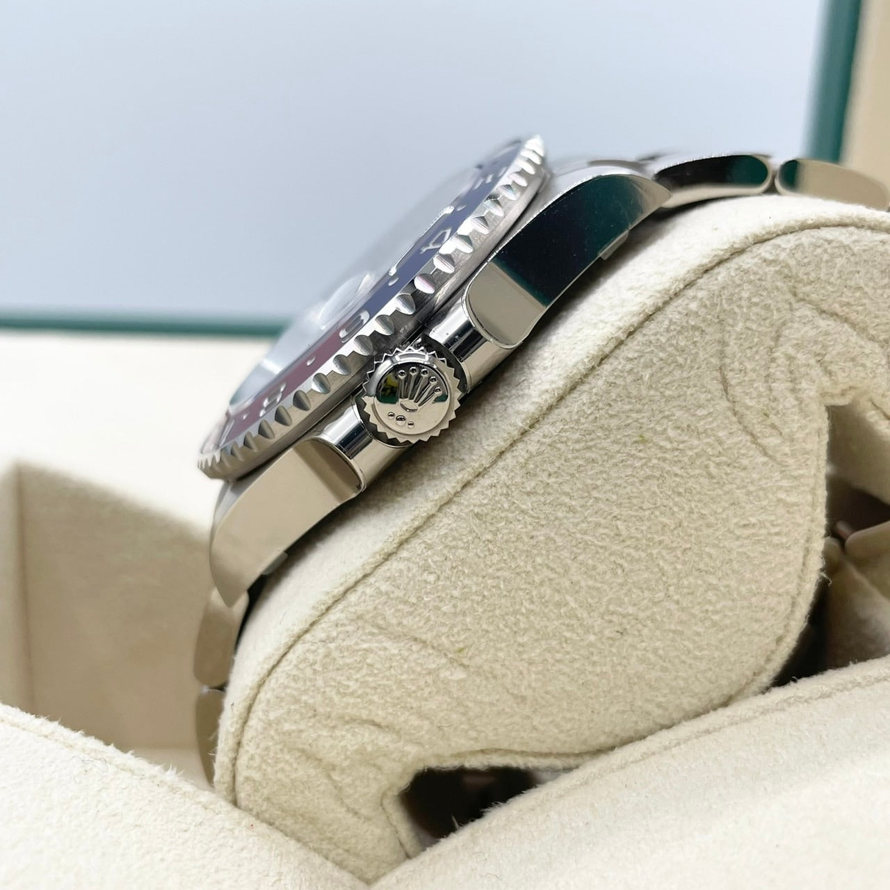【保護シール付き】ロレックス GMTマスターII 126719BLRO オイスターブレスレット メテオライト ホワイトゴールド 40mm