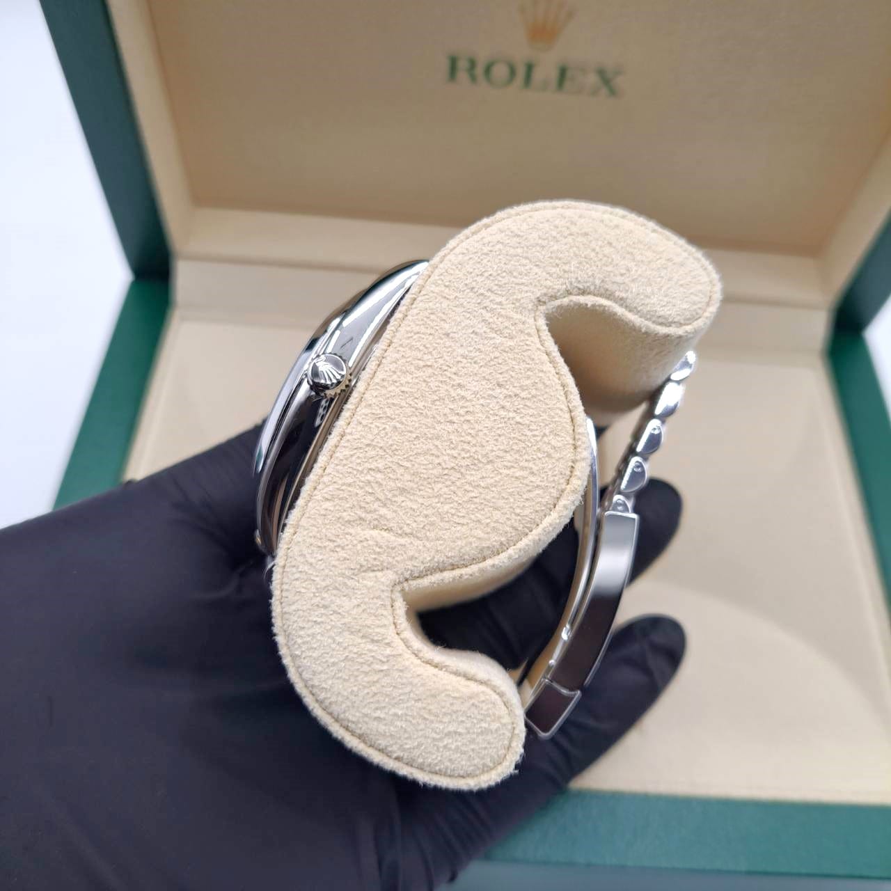 [2024 : 훌륭하고 똑똑합니다! holex 롤렉스 날짜 주석 126300 Mint Green Jubilee 팔찌 41mm