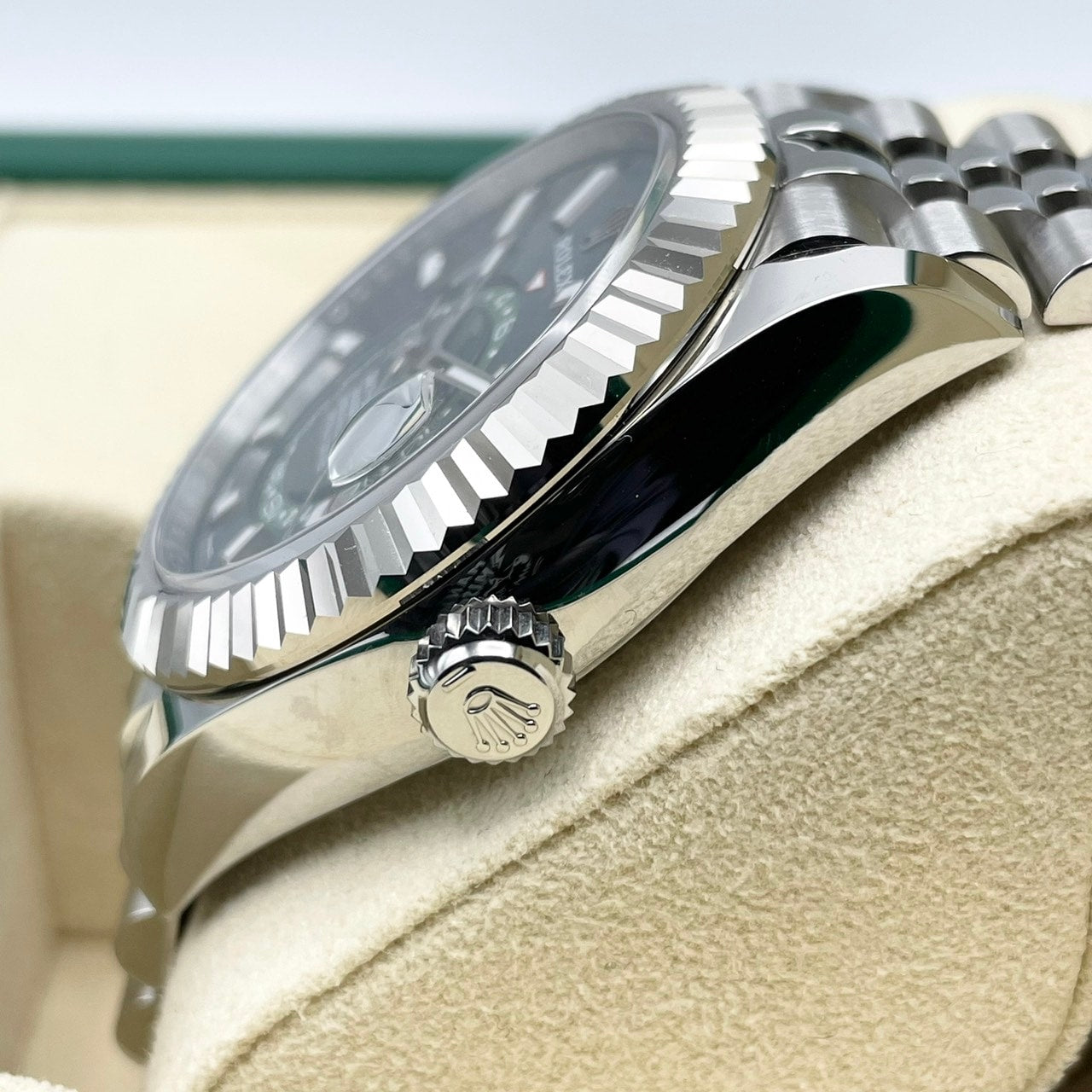 プレオウンド ロレックス スカイドゥエラー 336934 ミントグリーン ジュビリーブレス 42mm