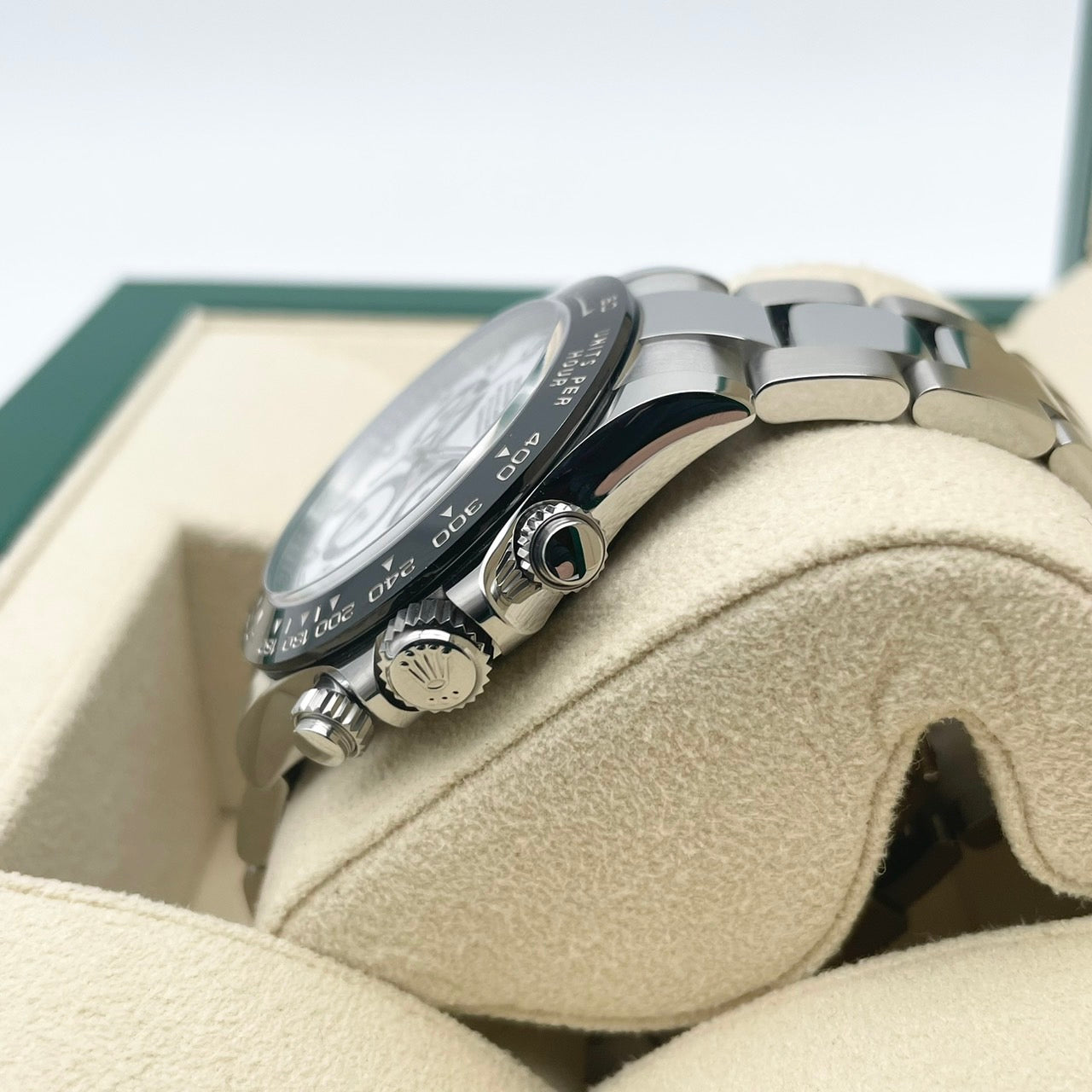 사전 소유 롤렉스 데이토나 116500LN 굴 팔찌 흰색 40mm