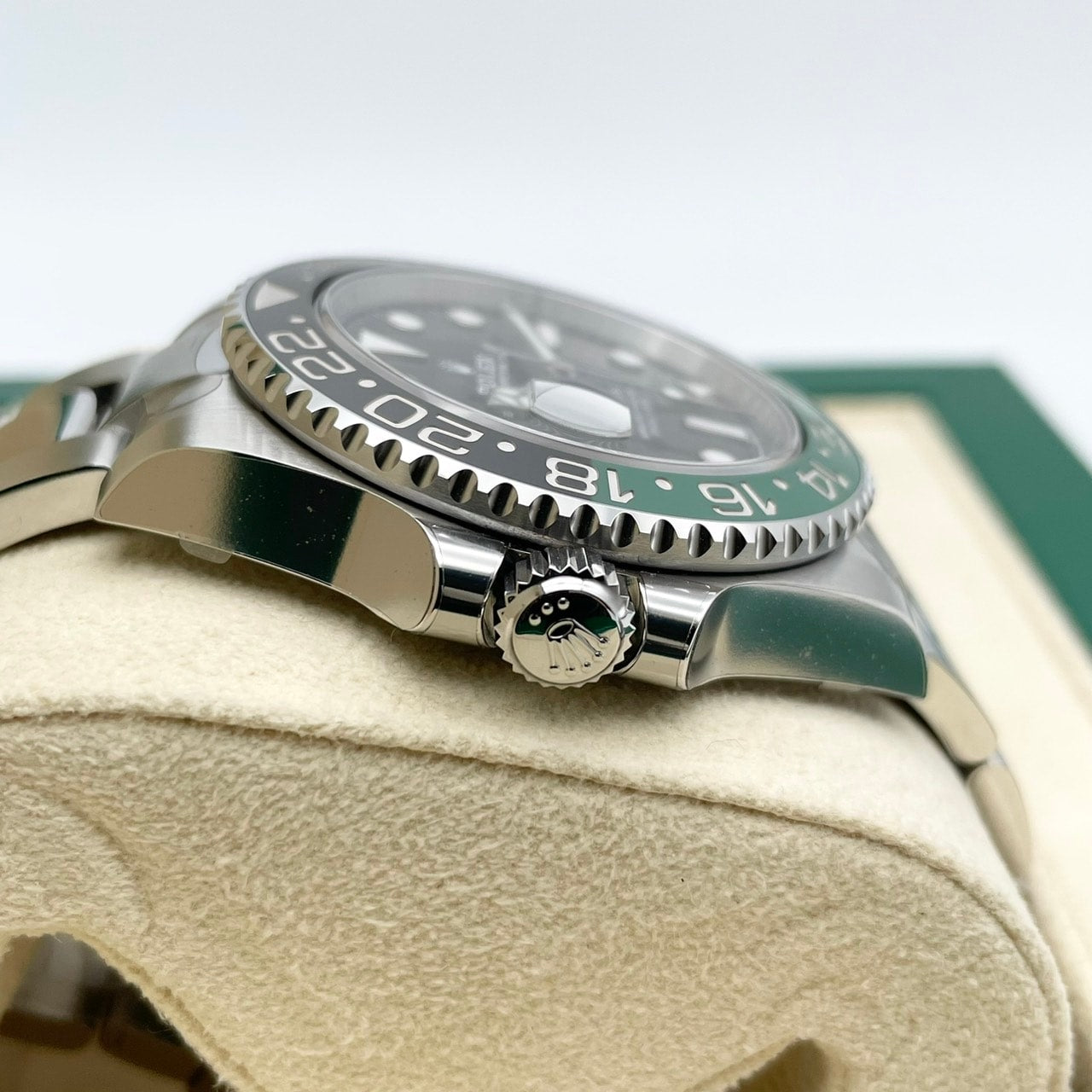 [공식 보호 스티커가 포함되어 있습니다! Rolex GMT 마스터 II 126720VTNR 굴 팔찌 40mm