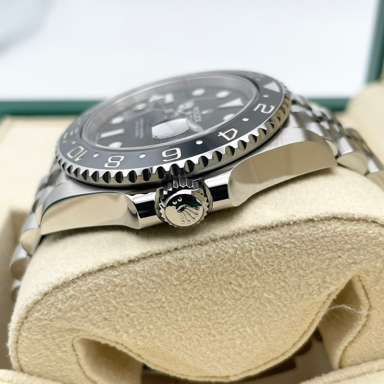 [2024 년의 새로운 릴리스! ! Rolex GMT 마스터 II 126710GRNR 검은 요빌 팔찌 40mm