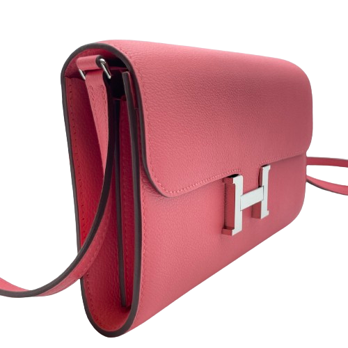 Hermes Constance Tugo W20 Rose Azare Ever Color Silver Metal Fittings B 조각.