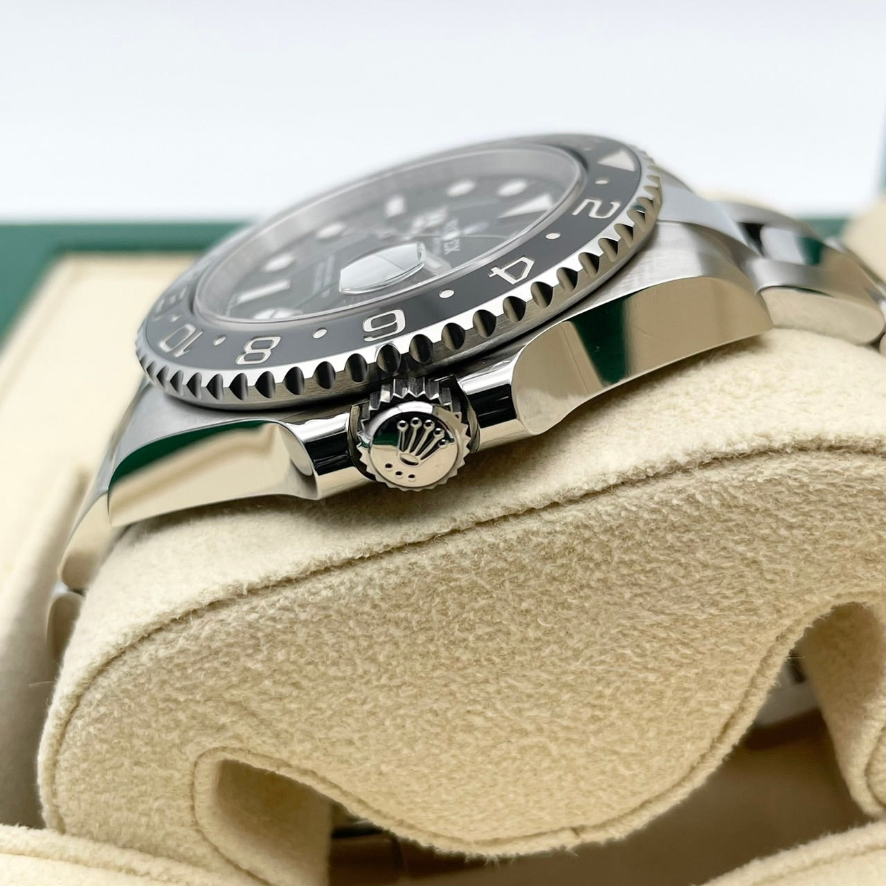 [2024 년의 새로운 릴리스! ! Rolex GMT 마스터 II 126710GRNR 검은 굴 팔찌 40mm