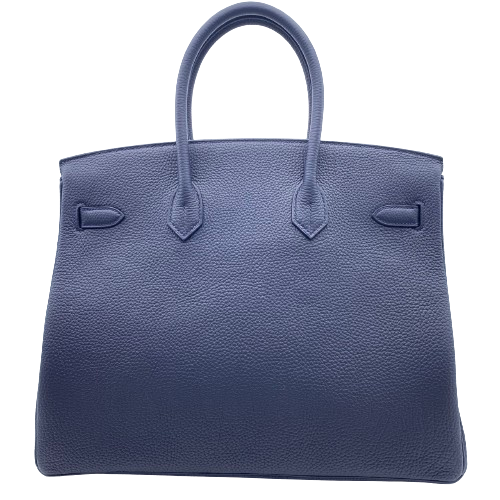 Hermes Birkin 35 Brunuit Togo Gold 하드웨어 W는 새겨 져 있습니다
