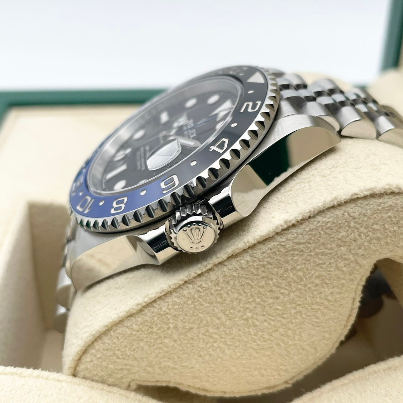 롤렉스 GMT 마스터 II 126710BLNR Jubilee 팔찌 검은 배트맨 40mm