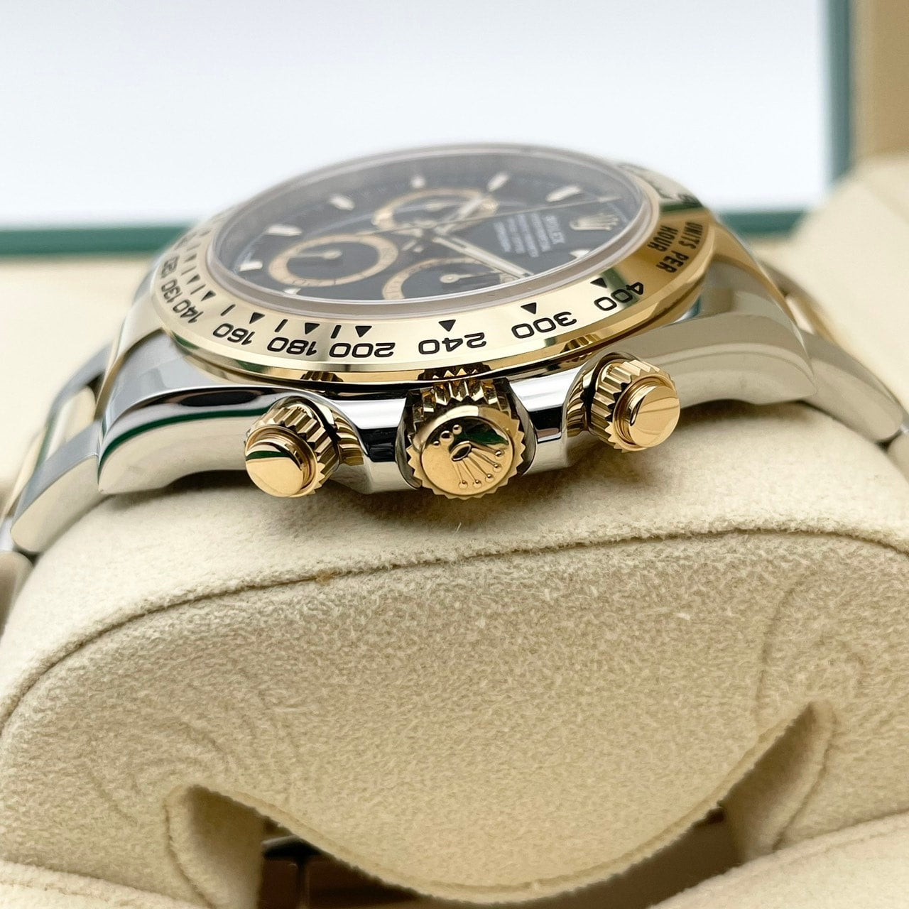 プレオウンド ロレックス デイトナ 126503 ブラック ステンレススチール+ゴールド オイスターブレス 40mm