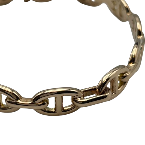 Pre-Owned Hermes Chaine d'Anchenet bracelet H110023B Pink Gold 12-panel