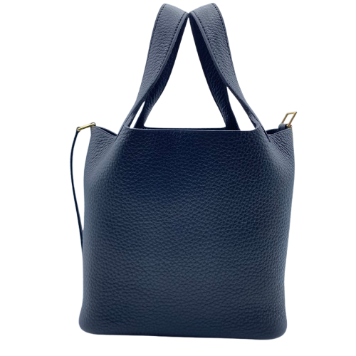 プレオウンド エルメス ピコタンロック PM ノワール トリヨンクレマンス ゴールド金具 W刻印