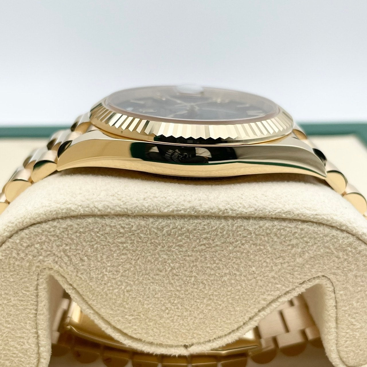 プレオウンド ロレックス デイデイト 228238 グリーンオンブレ プレジデントブレスレット 40mm