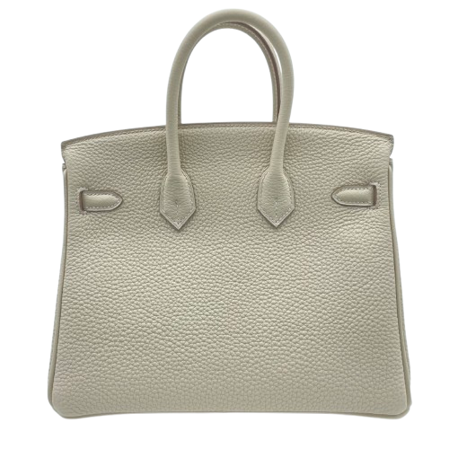 Hermes Birkin 25 Cretogo Gold 하드웨어 W는 새겨 져 있습니다