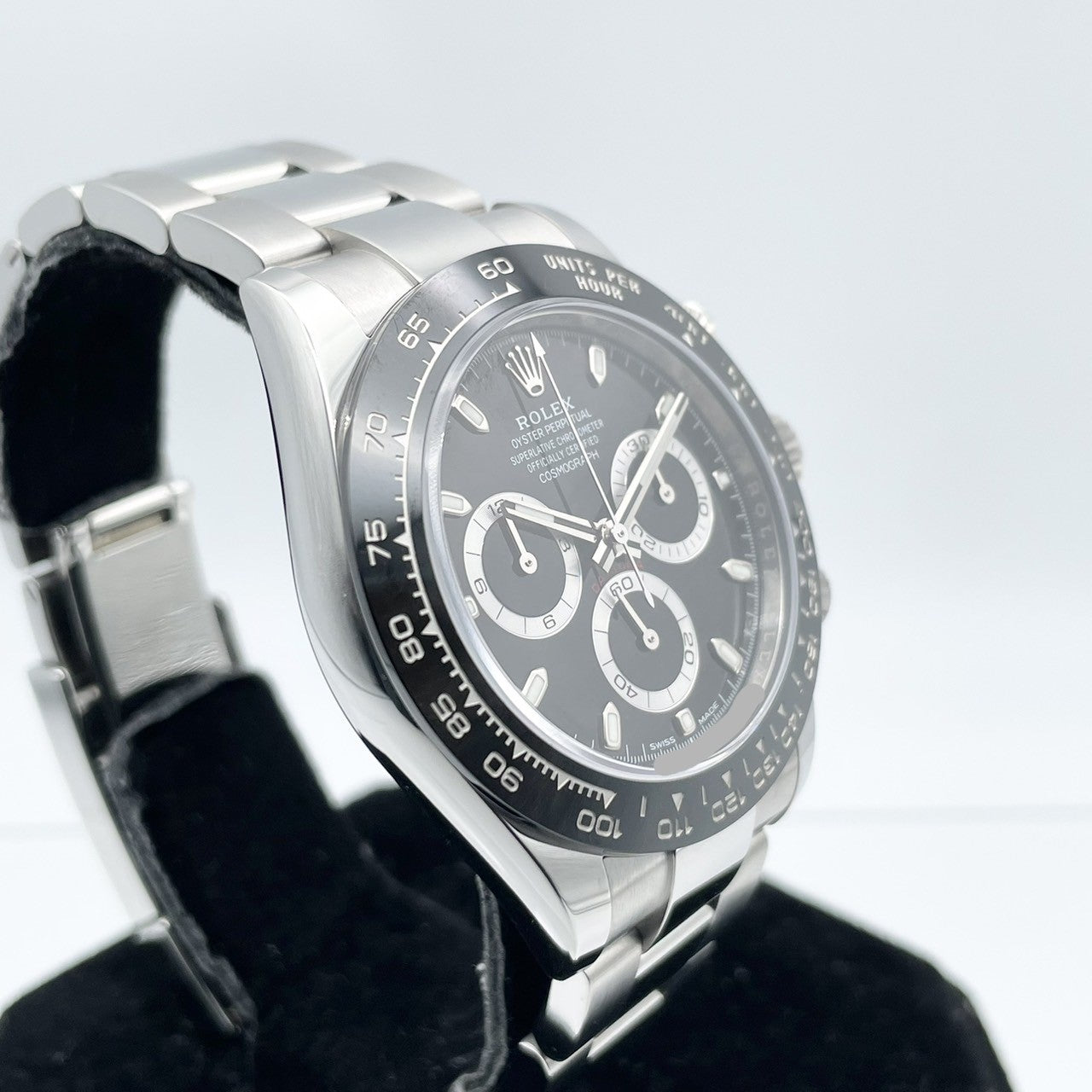 사전 소유 롤렉스 데이토나 116500LN 굴 팔찌 검은 40mm