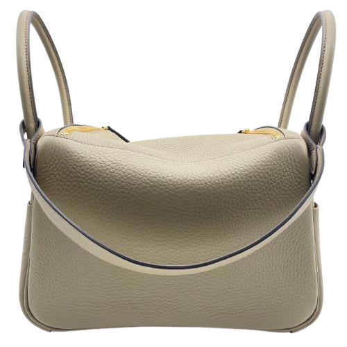 二手LS Lindy 26米色Marfa Torillon Clemence Gold Hardware w刻