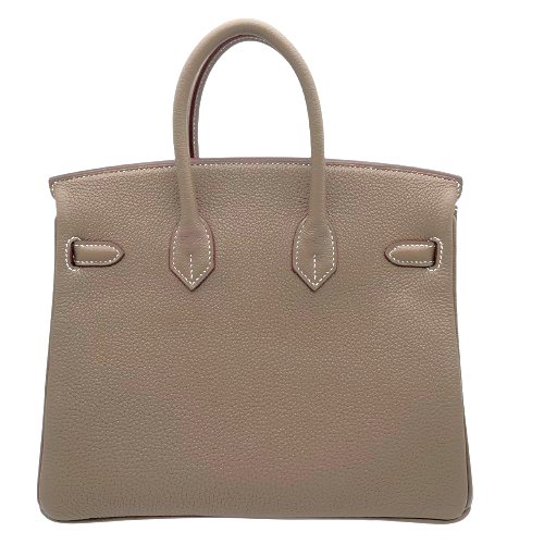 Hermes Birkin 25 Etoup Togo Silver Metal Fittings W 새로
