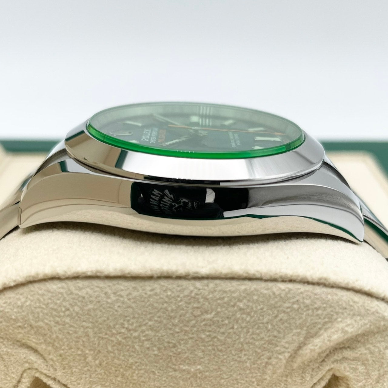 プレオウンド ロレックス ミルガウス 116400GV Zブルー 40mm オイスターブレスレット
