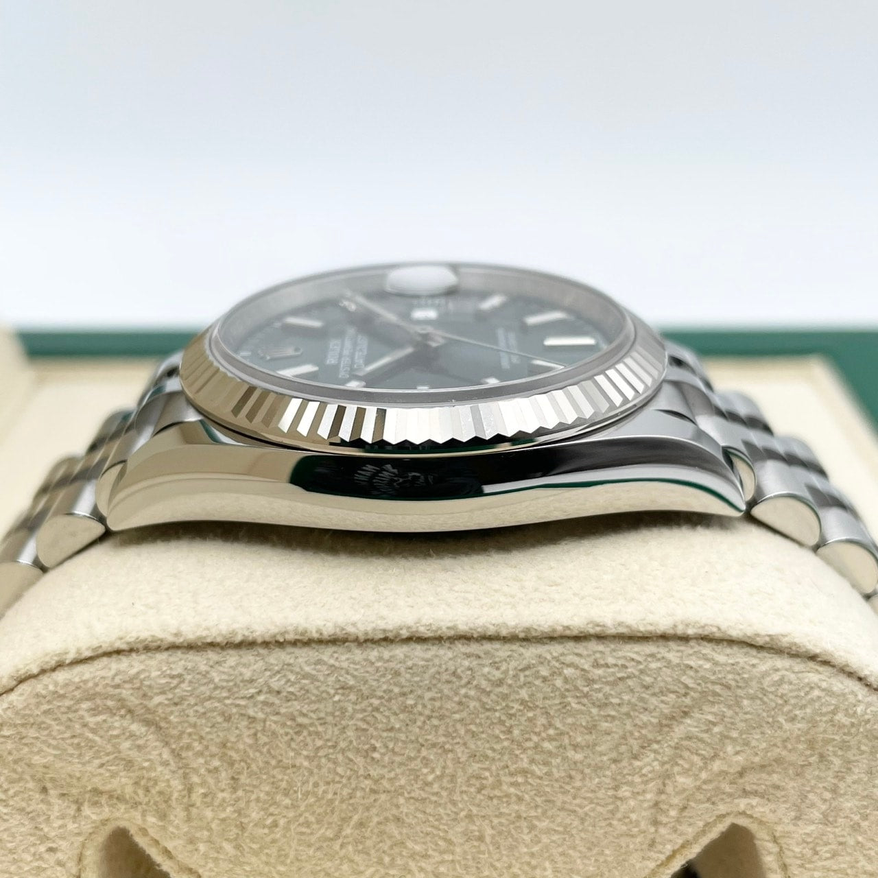 プレオウンド ロレックス デイトジャスト 126234 ミントグリーン ジュビリーブレス 36mm
