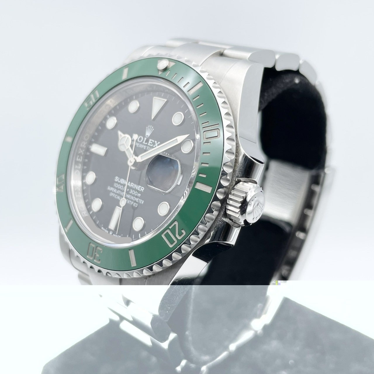 Pre-Owned Rolex Submariner Date 126610LV Oyster Bracelet Black 41mm