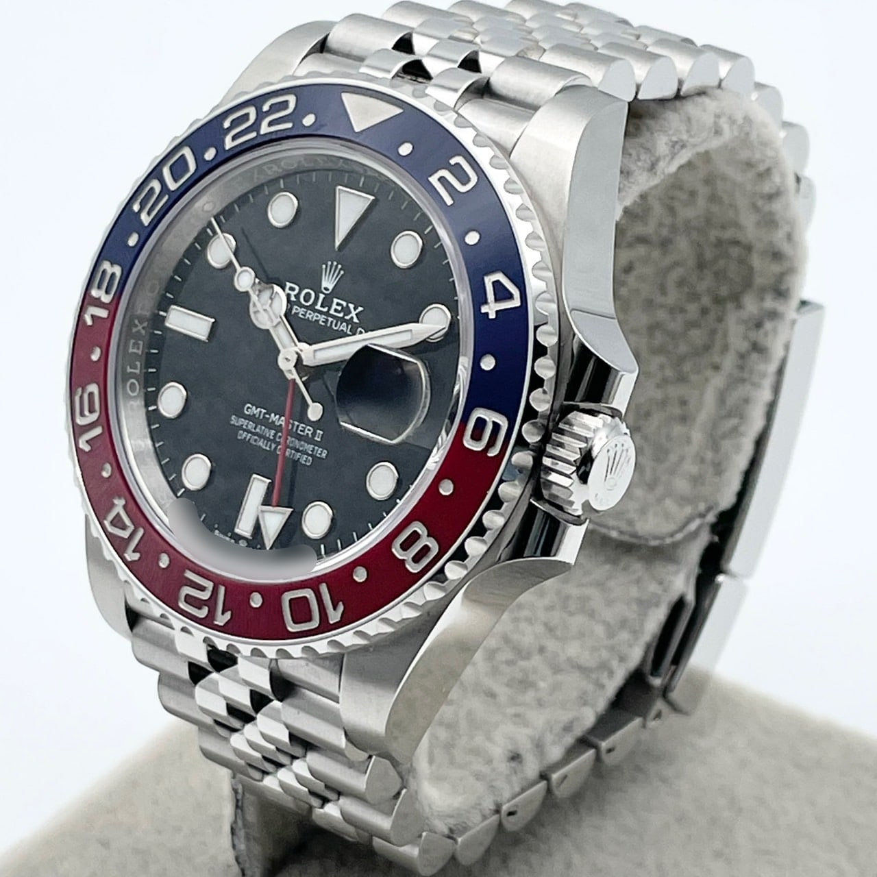 롤렉스 GMT 마스터 II 126710Blro Pepsi Jubilee 팔찌 40mm