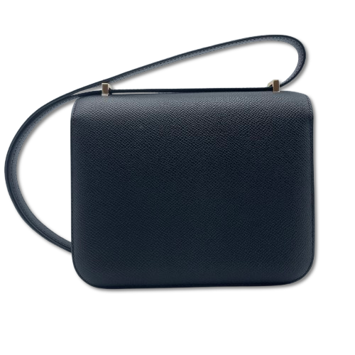Hermes Constance Mini 18 Noir Epson Rose Gold Hardware B 새겨 져
