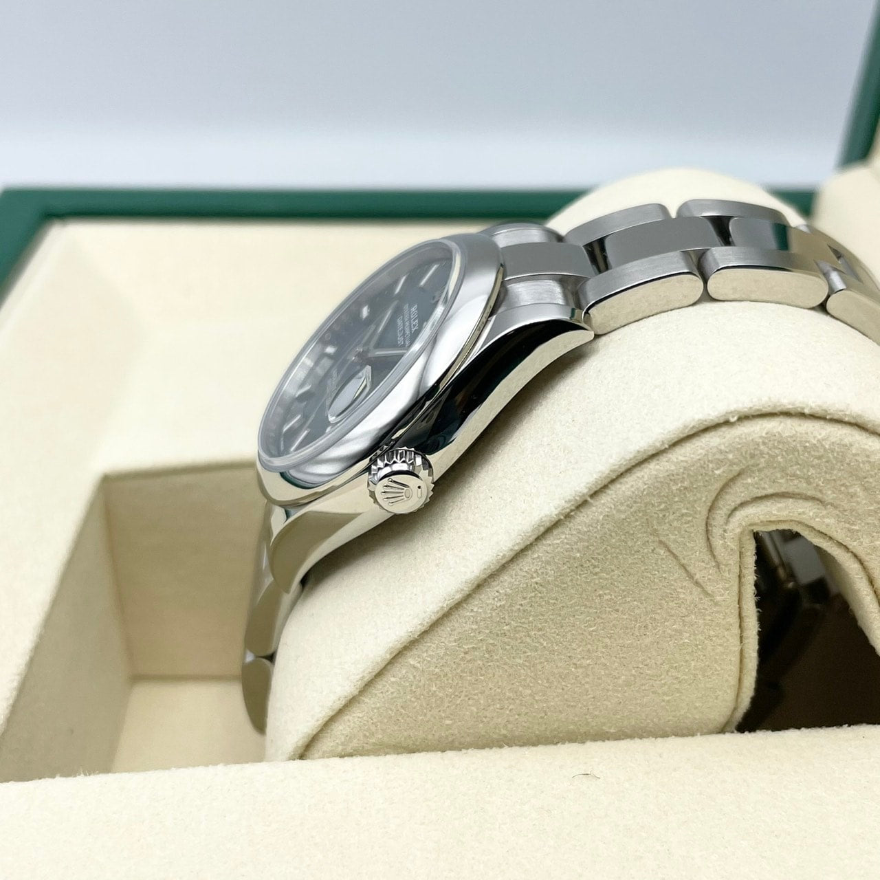 プレオウンド ロレックス デイトジャスト 278240 ミントグリーン オイスターブレス 31mm
