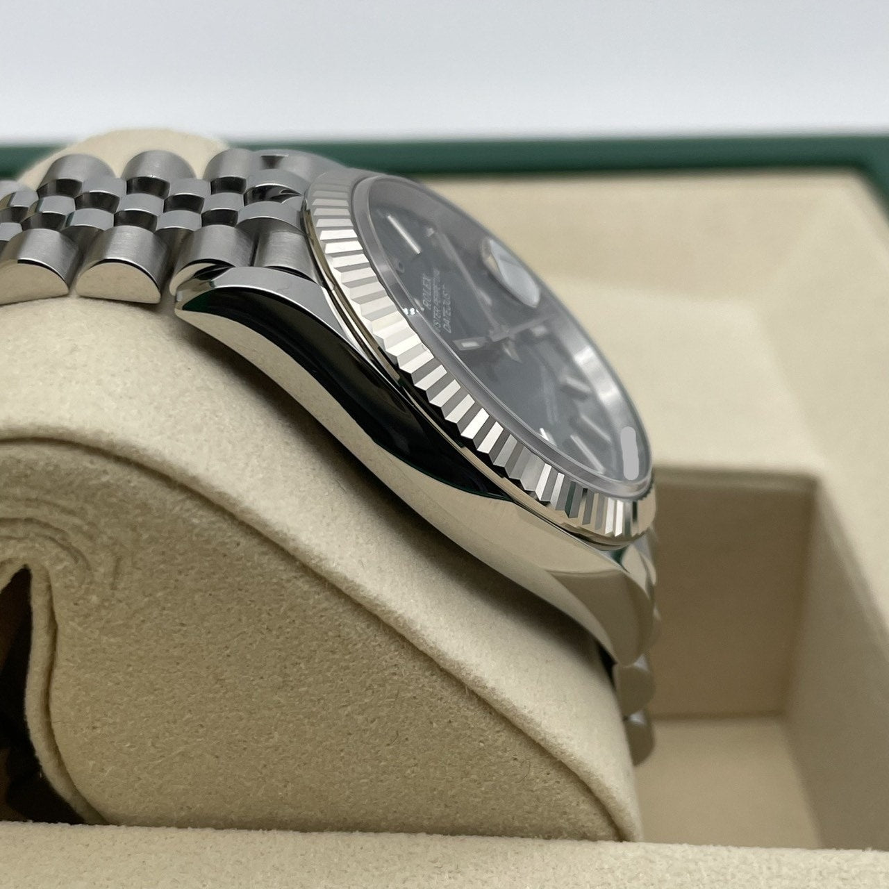 Rolex Datejust 126234 Mint Green Jubilee Bracelet 36mm