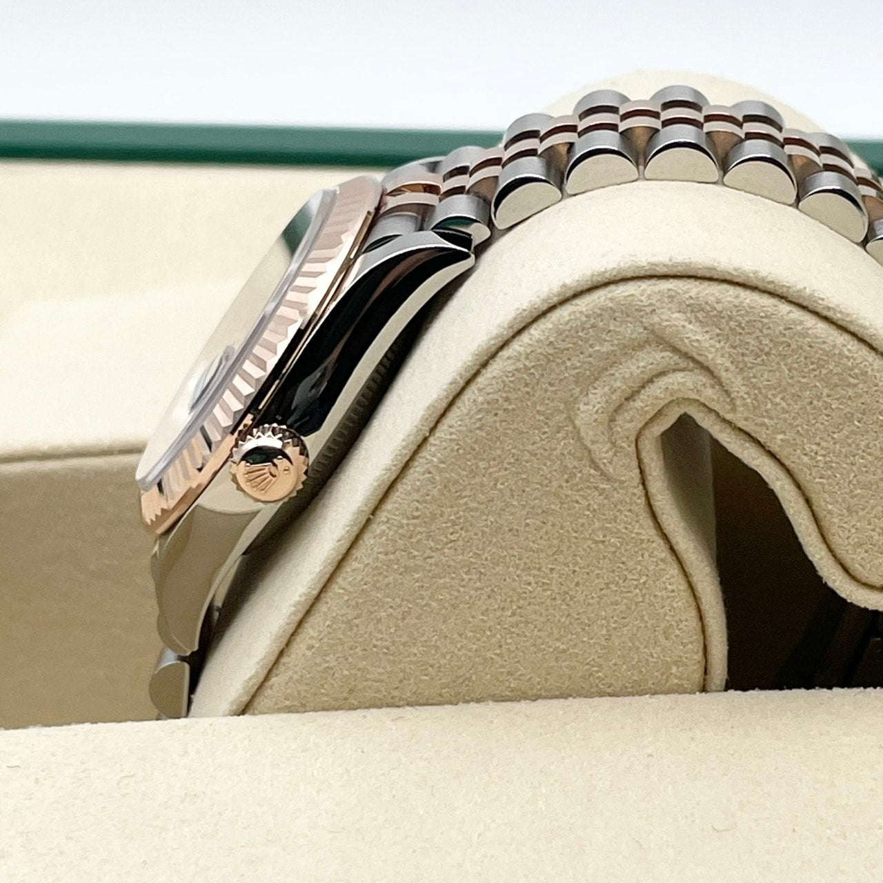 Pre-Owned Rolex Datejust 278271 Aubergine Everrose Gold Roman VI Diamond Jubilee Bracelet 31mm