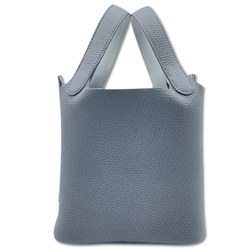 Pre-Owned Hermes Picotin Rock Eclat PM Aldwards/Griplatinum Torillon Clemence Silver Fittings W Engraved