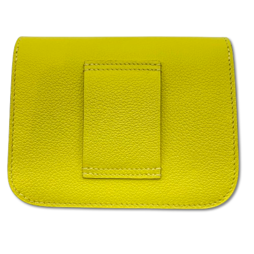 プレオウンド エルメス コンスタンススリム ライム/ナタ エヴァーカラー シルバー金具 U刻印
