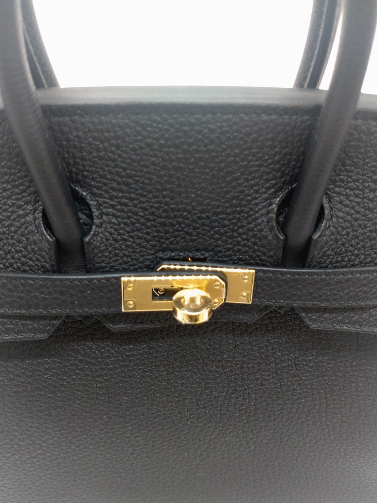 プレオウンド エルメス バーキン25 黒 トゴ ゴールド金具