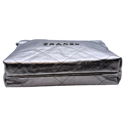 プレオウンド CHANEL シャネル22 チェーンショルダー シルバー AS3260