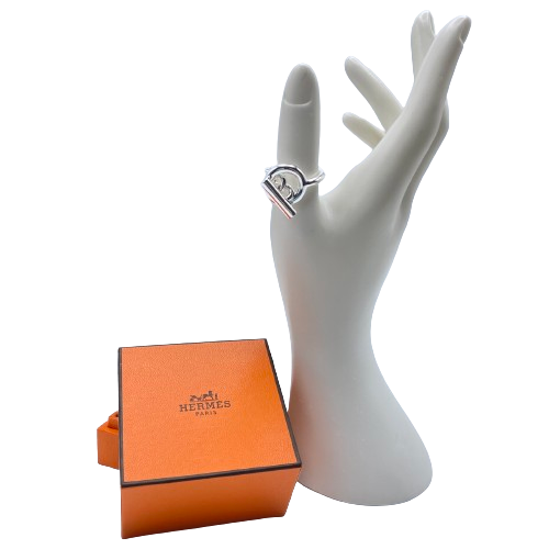 Pre-Owned Hermes Croisette Ring Silver
