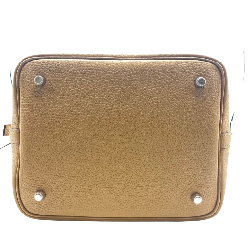 Hermes Picotin Lock MM 비스킷 Torillon Clemence Silver Fittings B 조각.