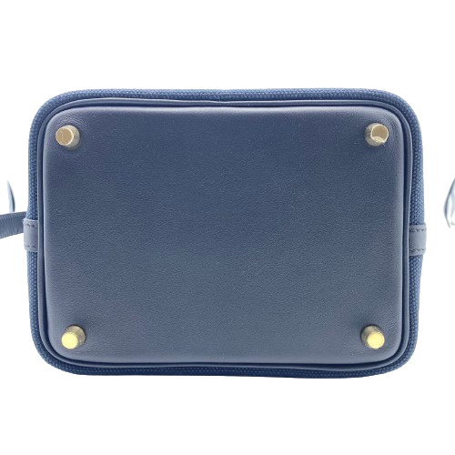 プレオウンド エルメス ピコタンロックカーゴ PM ノワール トワルゴエラン/スイフト ゴールド金具 U刻印
