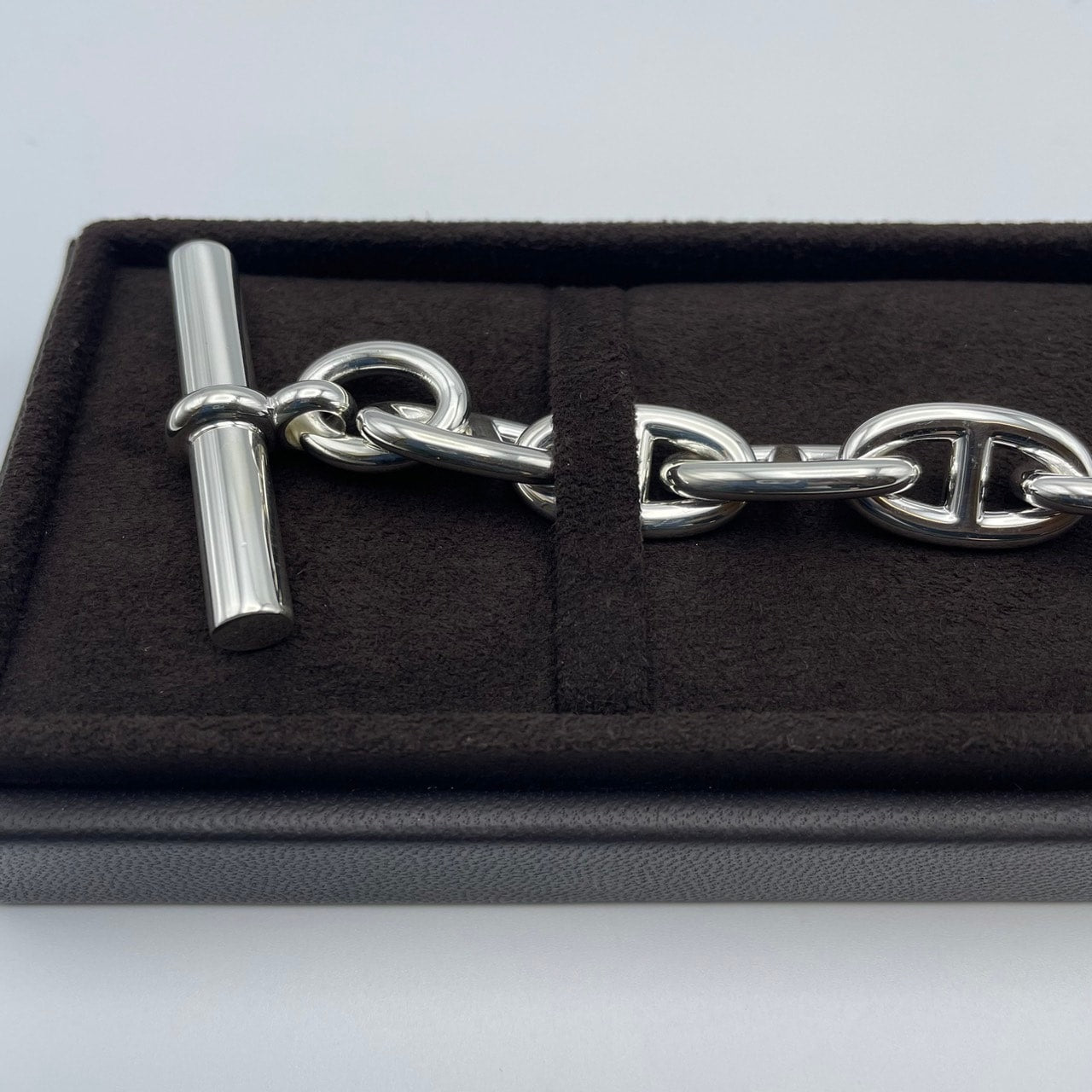 Hermes Chaine d 'Ankle Silver 925