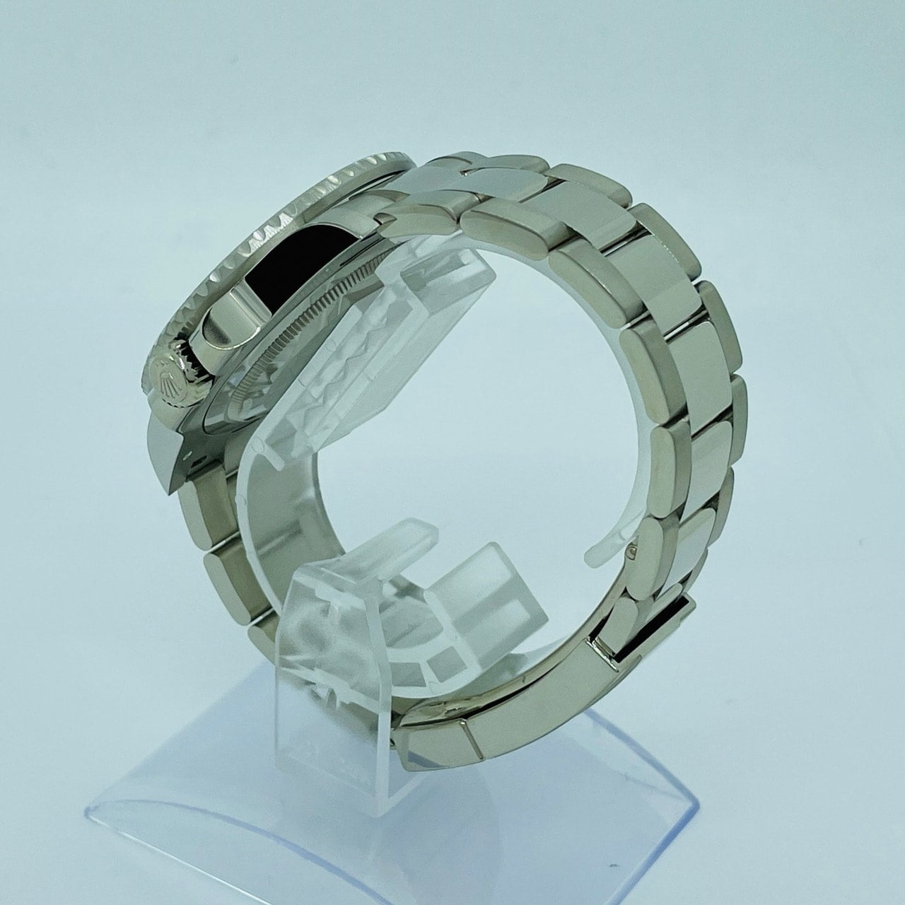 Pre-Owned Rolex GMT Master II 126719BLRO Oyster Bracelet Meteorite White Gold