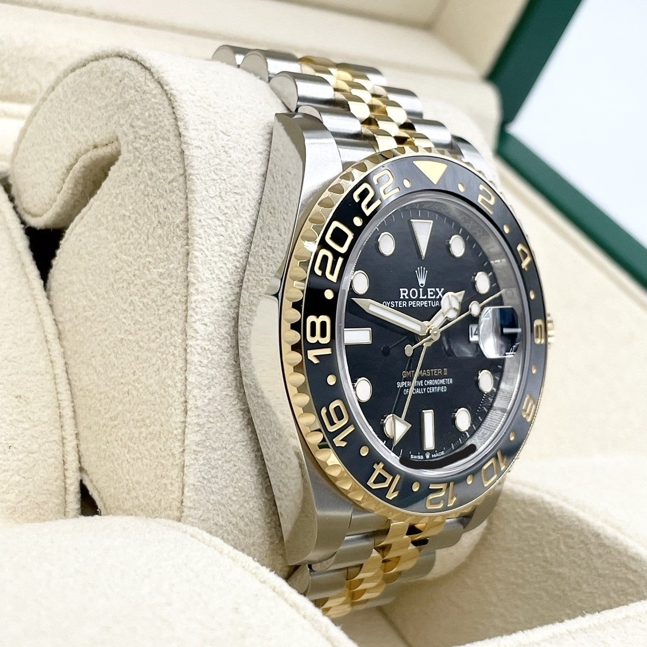 롤렉스 GMT 마스터 II 126713GRNR Jubilee 팔찌 40mm