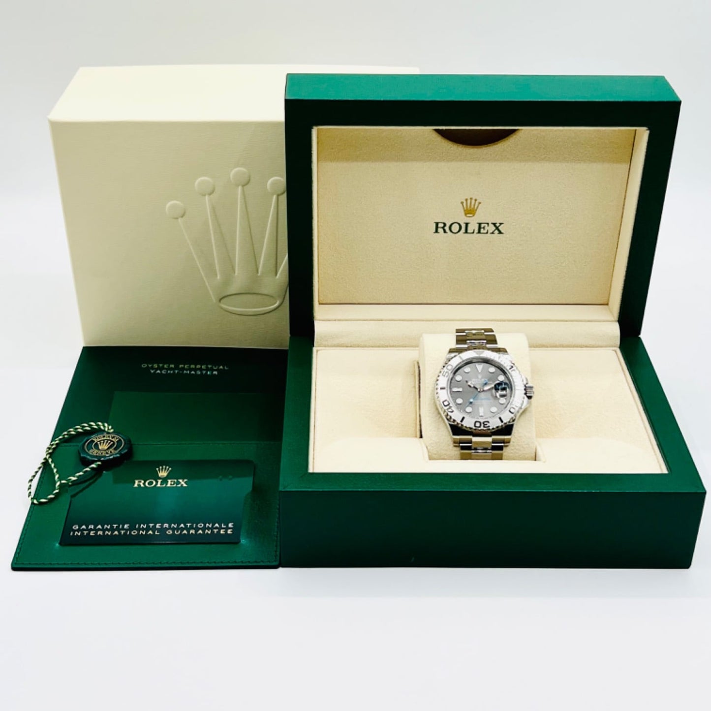 二手劳力士Yachtmaster 126622 2023 Galler Oyster手镯深色杆40mm