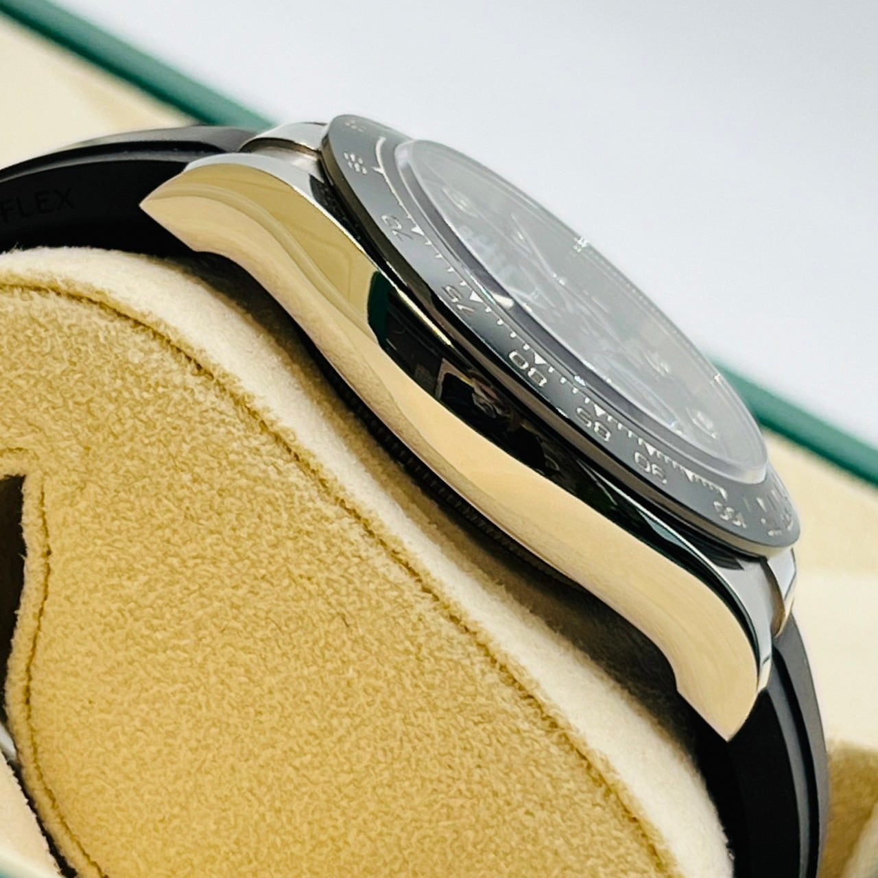 劳力士 Daytona 8P 镶钻 116519LNG 黑色 40mm 白金橡胶