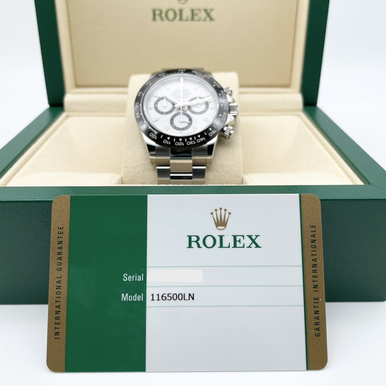 プレオウンド ロレックス デイトナ 116500LN ホワイト オイスターブレス 40mm
