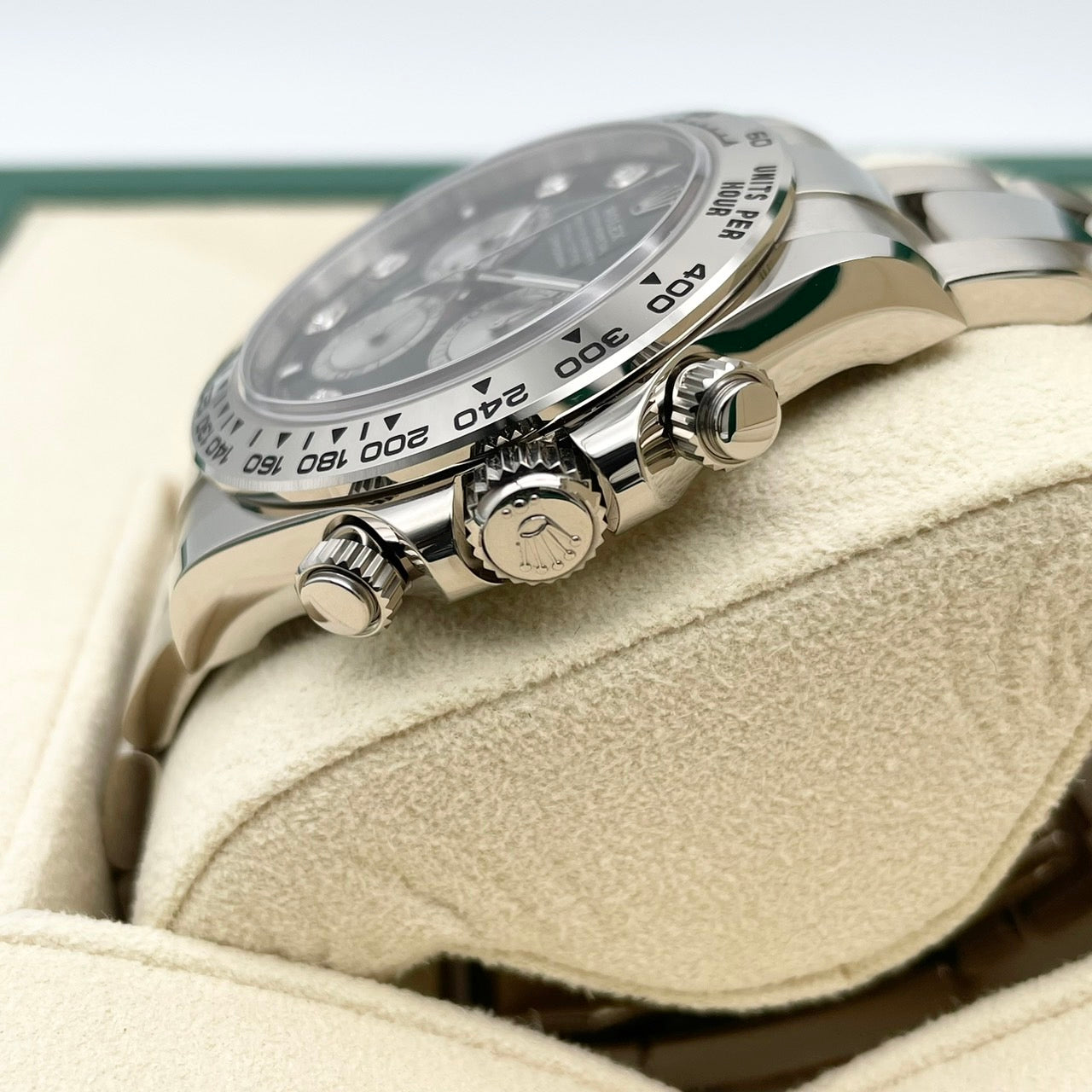 Rolex Daytona 126509G Diamond Bright Black & Steel 40mm
