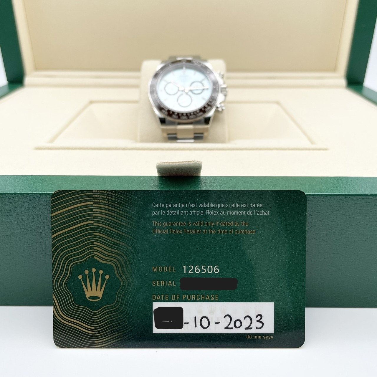 プレオウンド ロレックス デイトナ 126506 アイスブルー 40mm