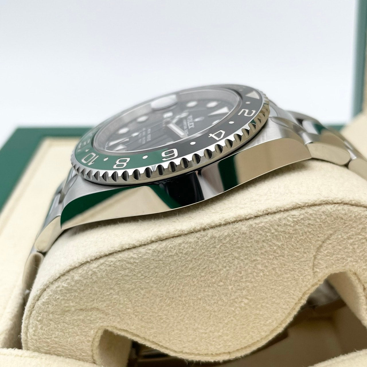 [공식 보호 스티커가 포함되어 있습니다! Rolex GMT 마스터 II 126720VTNR 굴 팔찌 40mm
