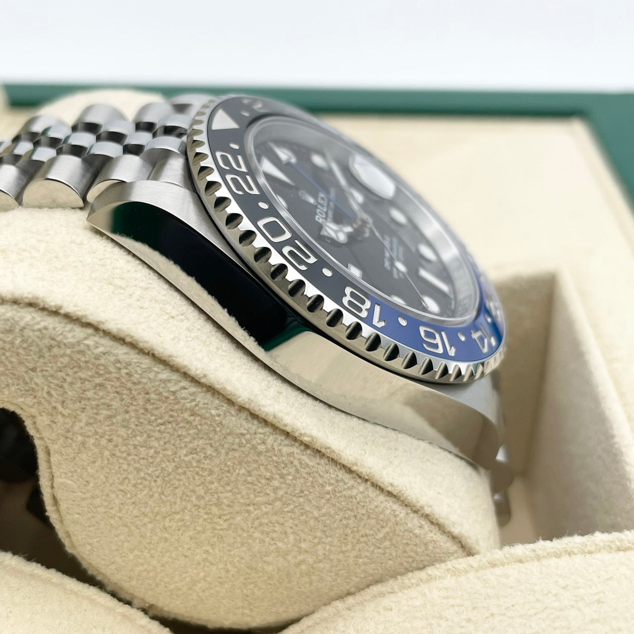 롤렉스 GMT 마스터 II 126710BLNR Jubilee 팔찌 검은 배트맨 40mm