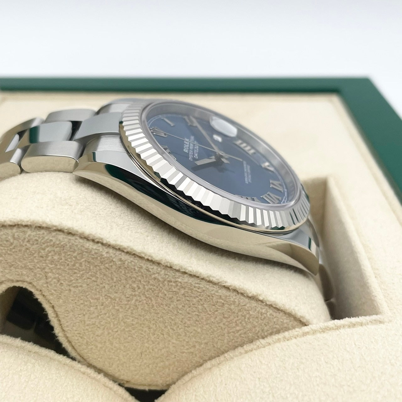 Pre-Owned Rolex Datejust 126334 Azzurro Blue Oyster Bracelet 41mm