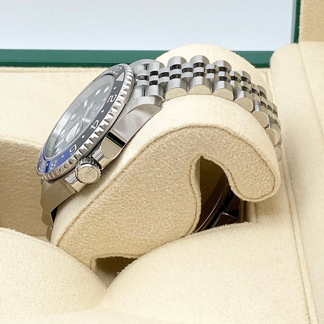 롤렉스 GMT 마스터 II 126710BLNR Jubilee 팔찌 검은 배트맨 40mm